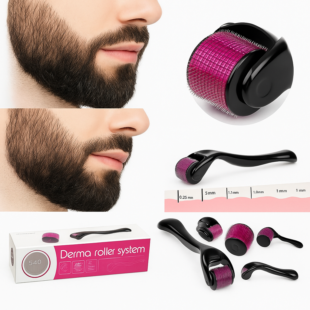 540 Titanium Derma Roller – Skin Therapy for Men & Women